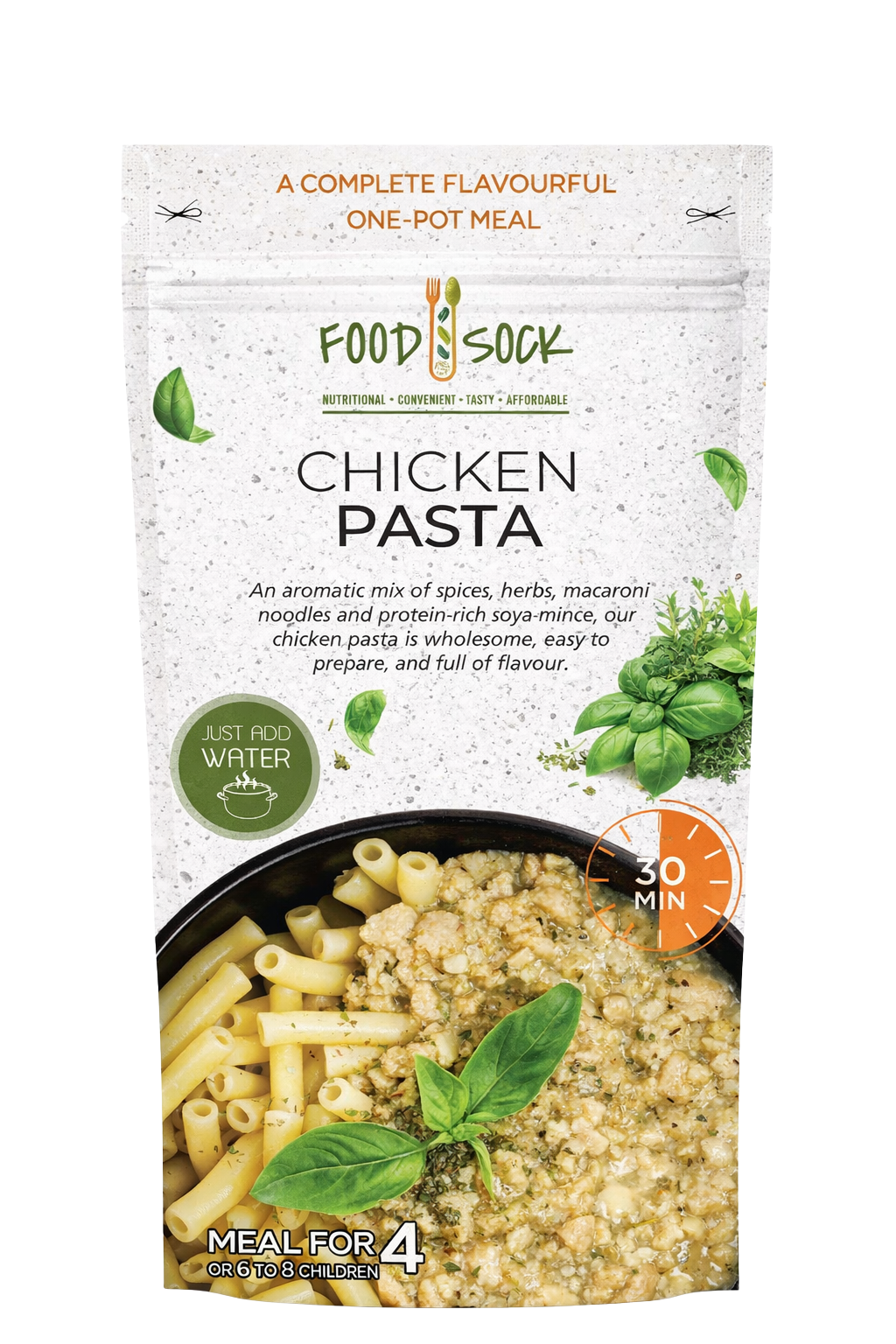 Food Sock Chicken Pasta Flavour pack